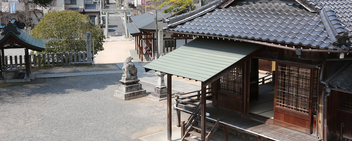 参道からの景色